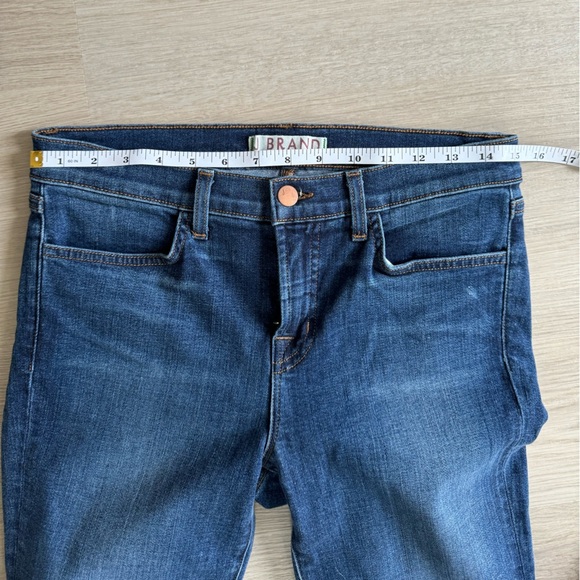 EUC J BRAND Denim Super Skinny Jeans Blue Bell Size 30 - Picture 10 of 12